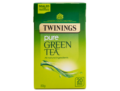 TWININGS GREEN TEA ENVELOPE TEABAGS   x  20