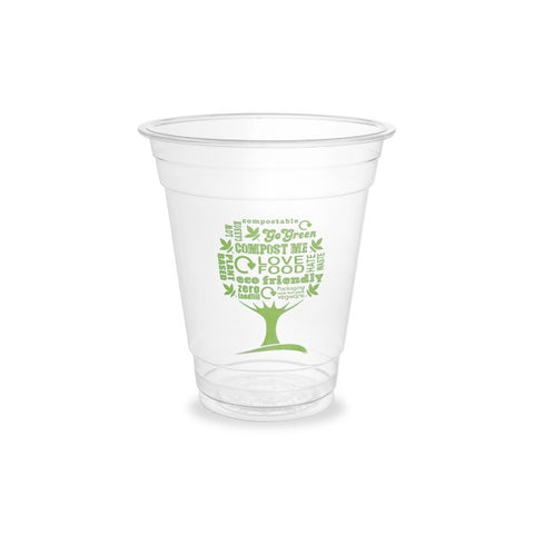 16oz GREEN TREE COMPOSTABLE SMOOTHIE CUPS x 1000