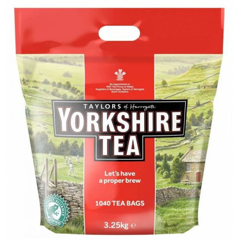 YORKSHIRE TEA 1 CUP TEABAGS    x  1040